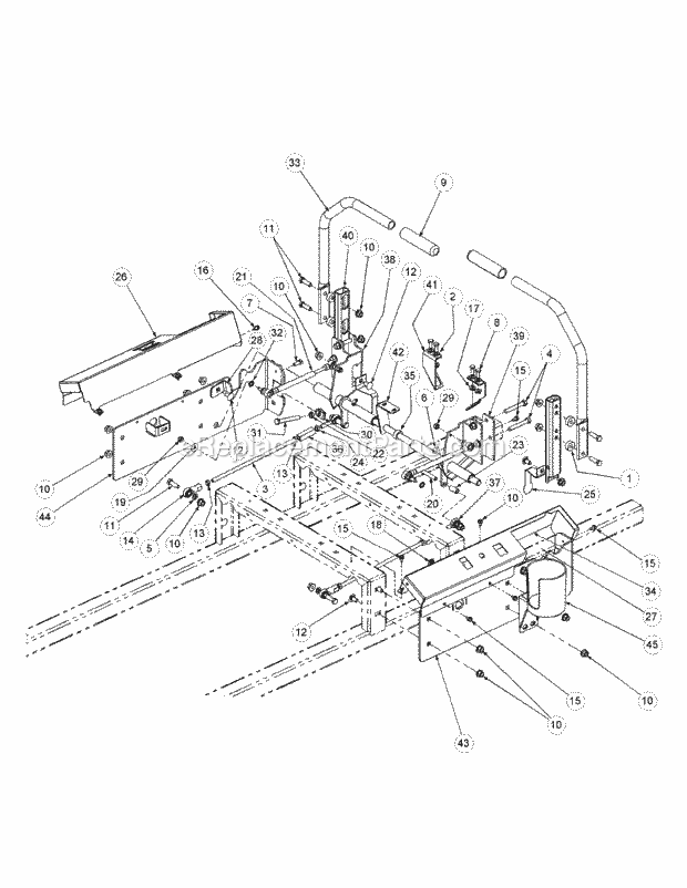 Control Assembly (2006 & After) Diagram and Parts List for M50-KHS 53BB5BBP750-23HP-OHV Cub Cadet Lawn Tractor